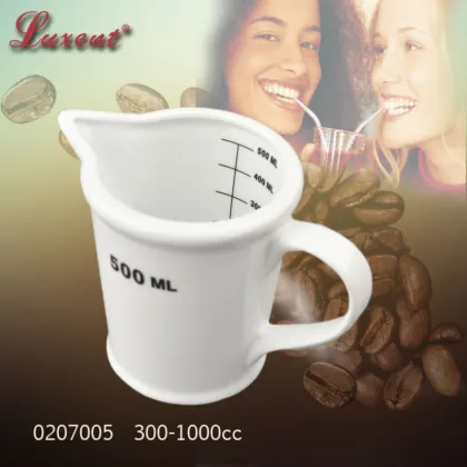 Ceramic house kitchen white sauce jar cookie pot creamer