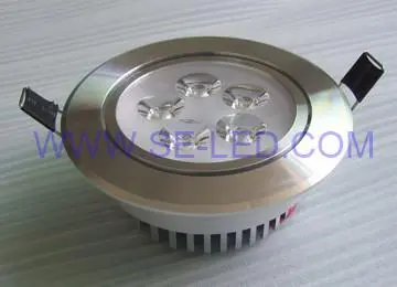 5W Epistar 90lm/W AC220V Recessed LED Ceiling Lamp
