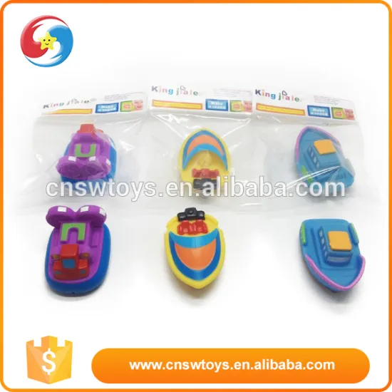 Promotional mini non-toxic speedboat ship floating toy bath toys for baby