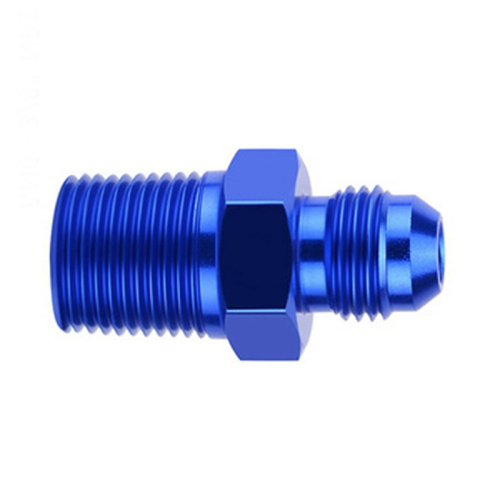 Adaptador recto anodizado AN6 a 3 / 8NPT