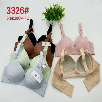 Assorted Color Wireless Plus Size Bra 38-46C