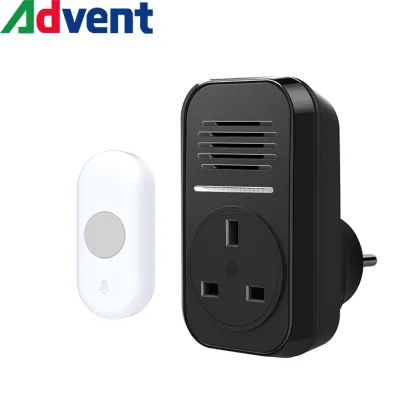 Smart Wireless Plug-in Doorbell with Socket