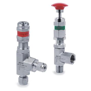 6000psi 1/2'' MNPT and 1/2'' FNPT Relief Safety Valve