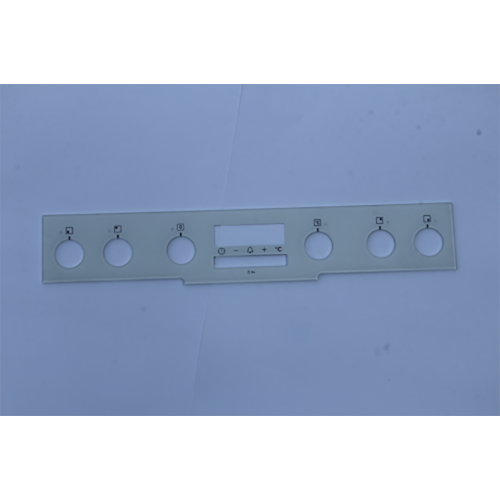 White Oven Control Panel Glass Custom