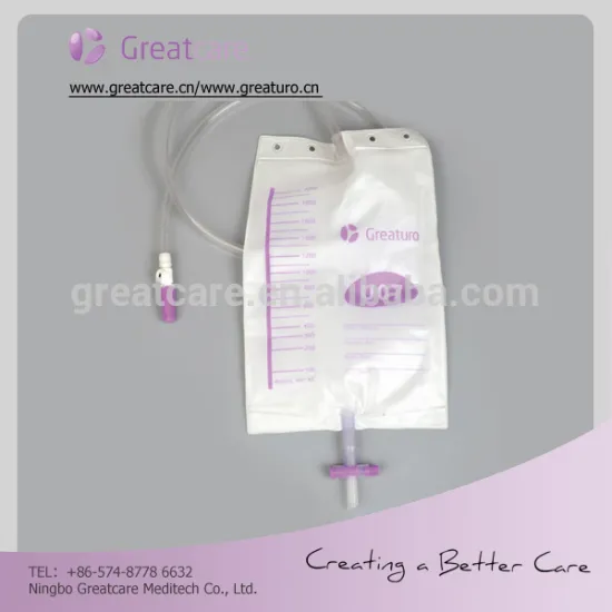 adult Urine Drain bag 2000ml for incontinence