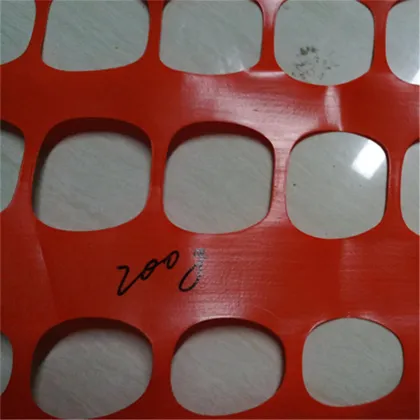 plastic orange safety waring net