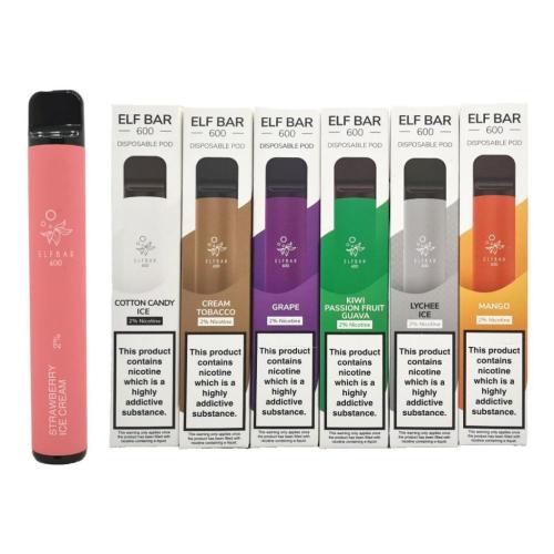 Elf Bar 600 Puffs Vape Pod Original