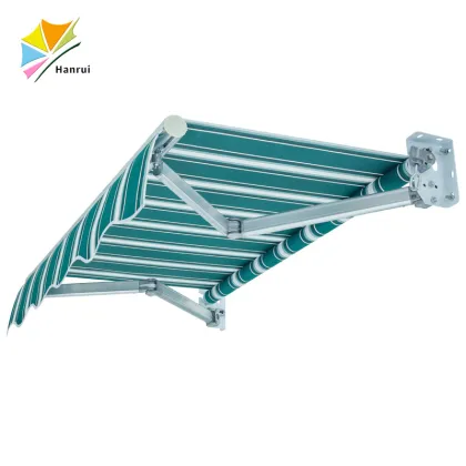 Retractable Outdoor Awning: Folding Arm Sunshade Store Manual Awning