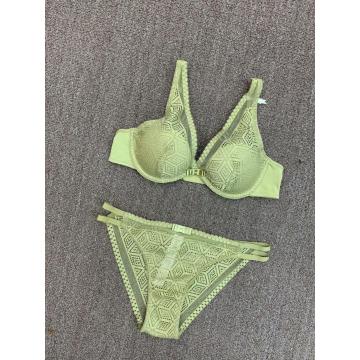 Set bikini reggiseno coppa coppa stampo in pizzo in stock