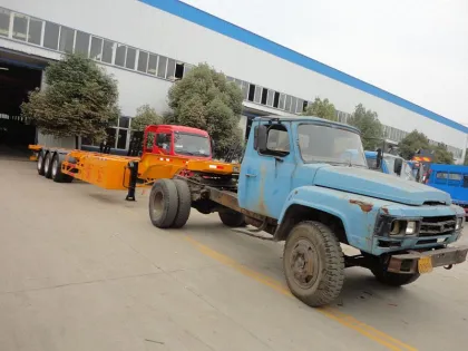 40ft skeletal used big truck trailers for sale