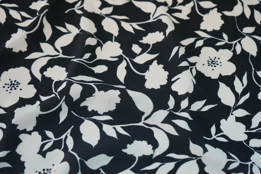 100% Printed Rayon Crepe Fabric