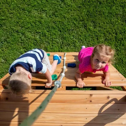 cedar Wooden childrens swings