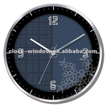 Glass decorative linden quartz clock