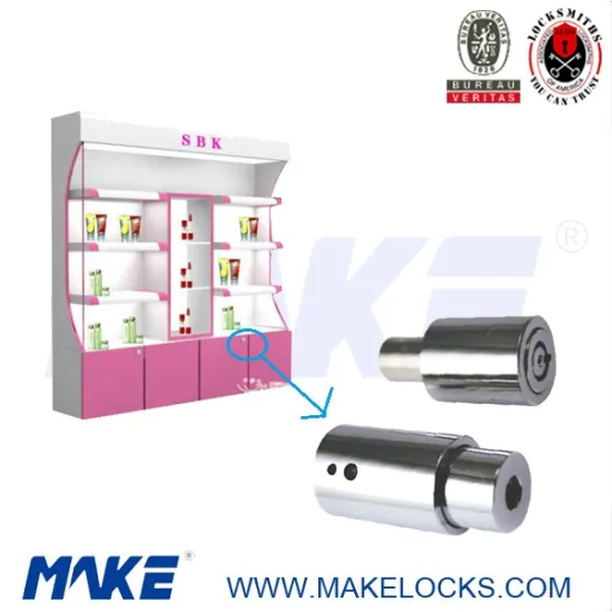 Security showcase push lock cylinder
