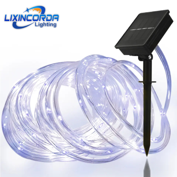 LIXINCORDA 2023 Outdoor Solar PVC Hose Lights