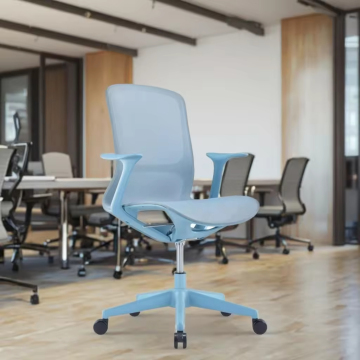 Ergonomic Revolving Swivel Office Chair Mid Back Executive Mesh Design Modern Style Computer Chair