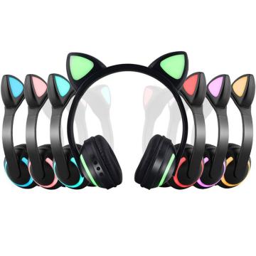 Grossist Sju Color Control Wireless Cat Ear-hörlurar