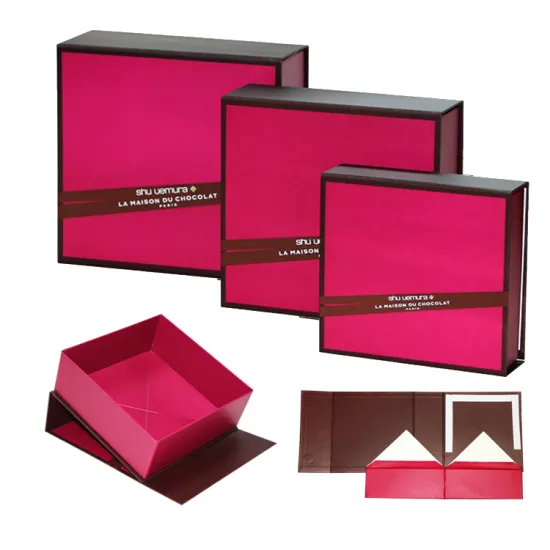 Cosmetics Folding Rigid Paper Gift Box
