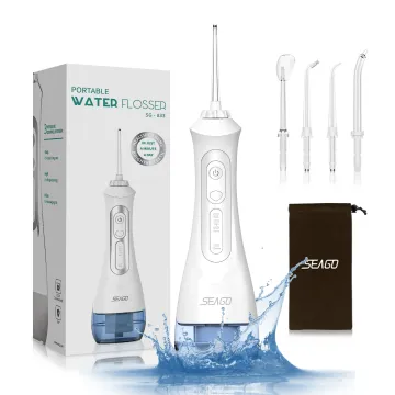 2024 Top Selling Portable Water Flosser: Seago SG-833 Cordless Oral Cleaner & Dental Irrigator with Massage Function - CE Certified