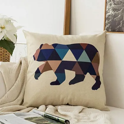 Animal Series Cotton Linen Pillow Cases