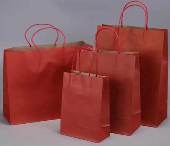 Brown Kraft Paper Bags with handles Shopping Bag