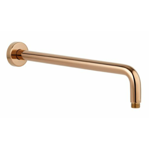 Rose Gold Round Messing Shower Arm