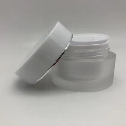 CONTENEUR ACRYLIQUE VERT 200G EMBALLAGE COSMETIQUE LOQ MOQ IMPRIME