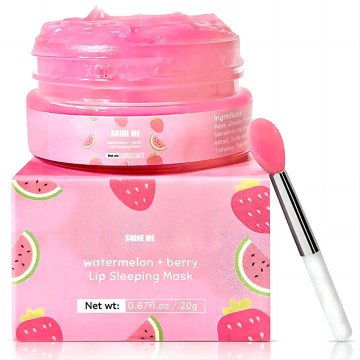 Vegan Organic Hydrating Lip Mask with Collagen for Repair and Line Reduction