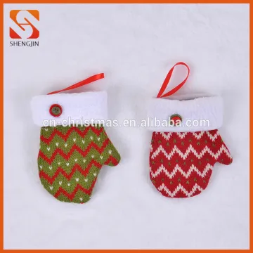 Knited Handmade glove Christmas Tree Decoration