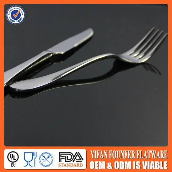Royalty line flatware stainless fork and knife