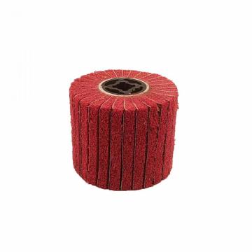 Ruota di lucidatura in nylon rossa per blocchetto