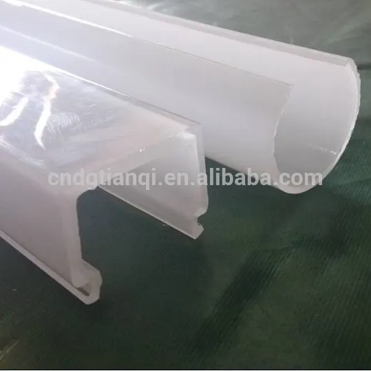 Two Layer Acrylic Led light Cover Glare Eliminate High Light Transmission Environmental Protection Extrusion Plastic