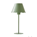 Rechargeable Scalloped Table Lamp