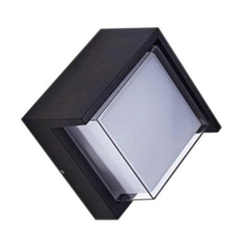 Square Modern 12W Outdoor Wall Light