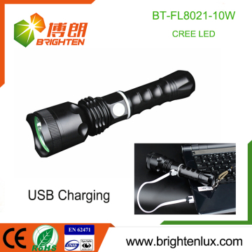 Hot Sale Powerful Aluminum Hunting 10w led custom made metal led flashlight