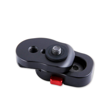Professional Mini Quick Release Plate for Video Monitors and Camera Rigs with 1/4-inch Screw Hole