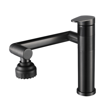 Black Lucky Cat 360 Rotatable Bathroom Faucet