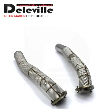 Stainless Steel Exhaust Pipes and Catalytic Converter for Aston Martin DB11 Car Accessories