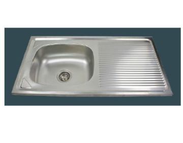 Ss201 Material 102*47*52cm Single Bowl Kitchen Sink Sy-10247