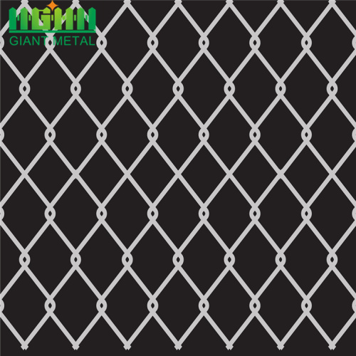 Chain Link Fence System With a Flat Design