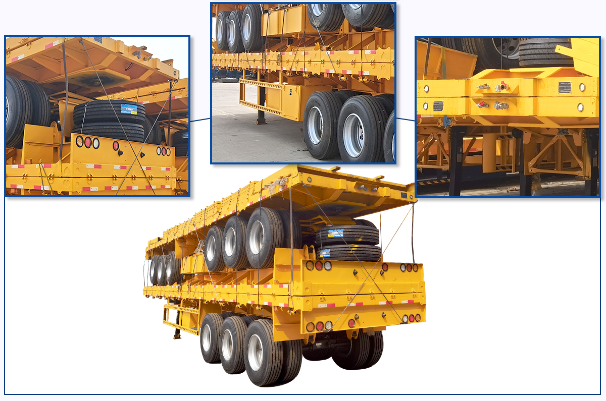 Tri Axle Flatbed Trailer