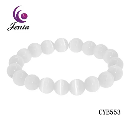 Jenia Popular Colourful Bead Girl Lucky Bracelet Natural Stone With Charm