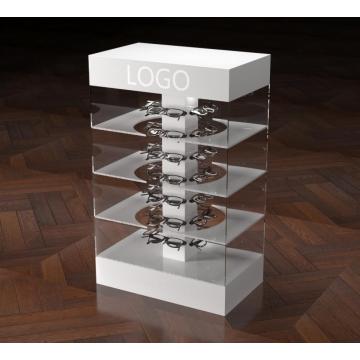 Customized acrylic glasses display cabinets