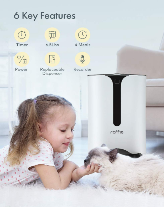 Automatic Dog Cat Pet Food Feeder