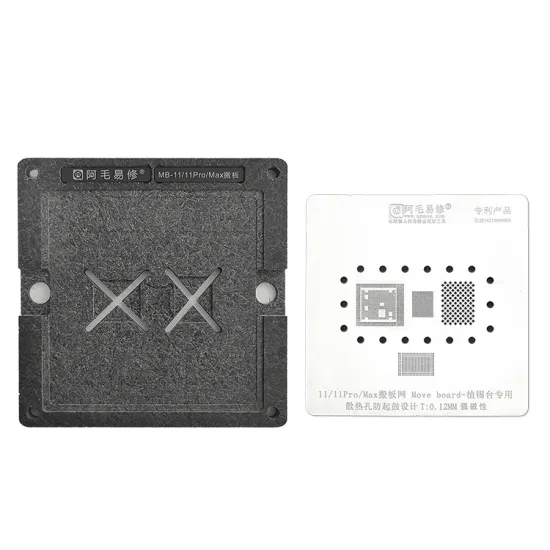 BGA Reballing Stencil Kit for iPhone 7/8/P/11/X/XS/XR/Pro/Max Repair
