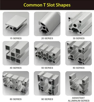 Aluminum profiles T-slot anodize t slot aluminum extrusion