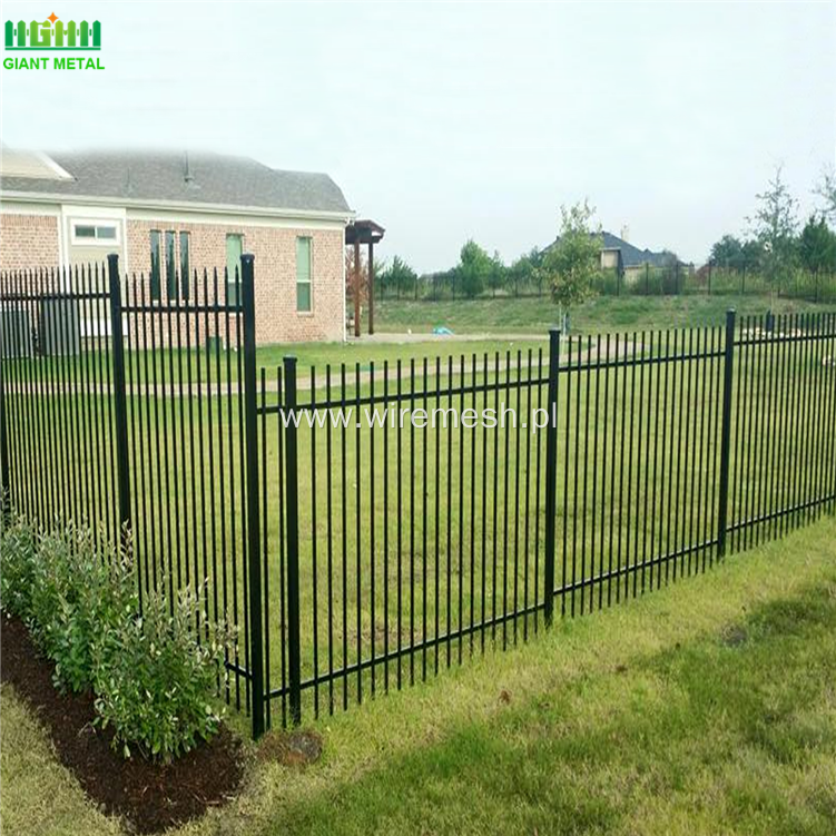 Antique wrought iron fence panels