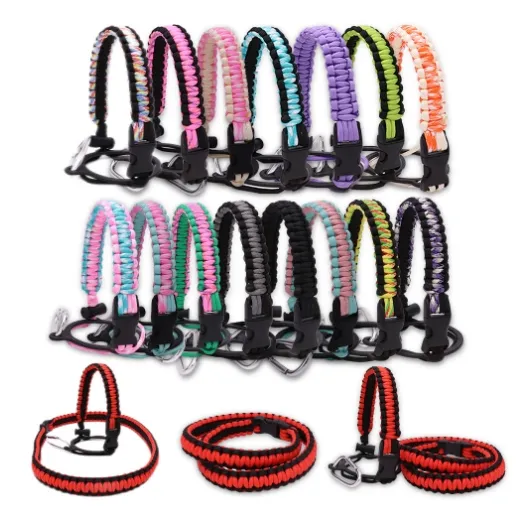 Y35 Cola-Shaped Water Bottle Paracord Carrier Straps: Secure Hold for 12oz, 17oz, and 25oz Bottles