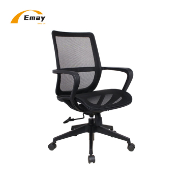 Ergonomic Full Mesh Office Swivel Chair with Wheels for Visitor and Meeting Rooms