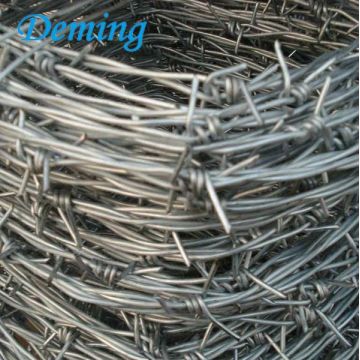 Galvanized 4 Point Barbed Barbed Wire Price Per Roll